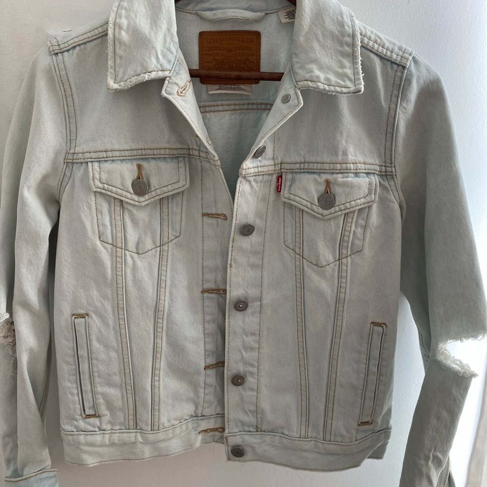 Levi’s distressed denim jacket